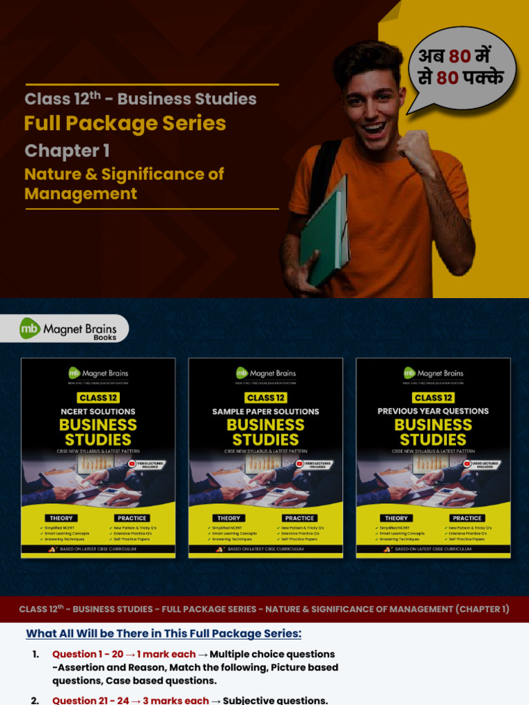 01 - Class 12th - BUSINESS STUDIES - Full Package Series - Nature ...