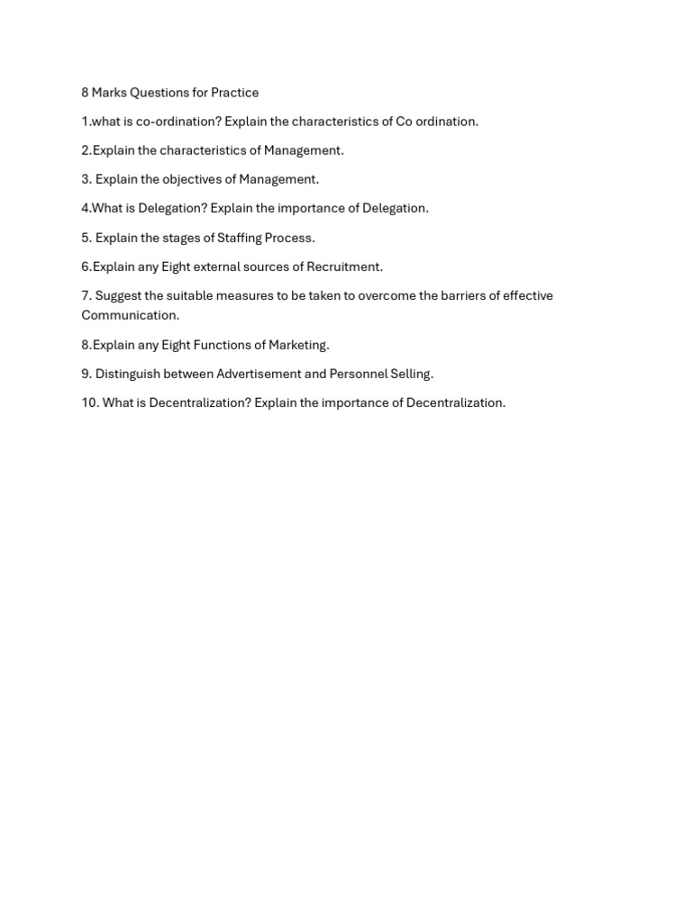 QP 8 Marks | PDF