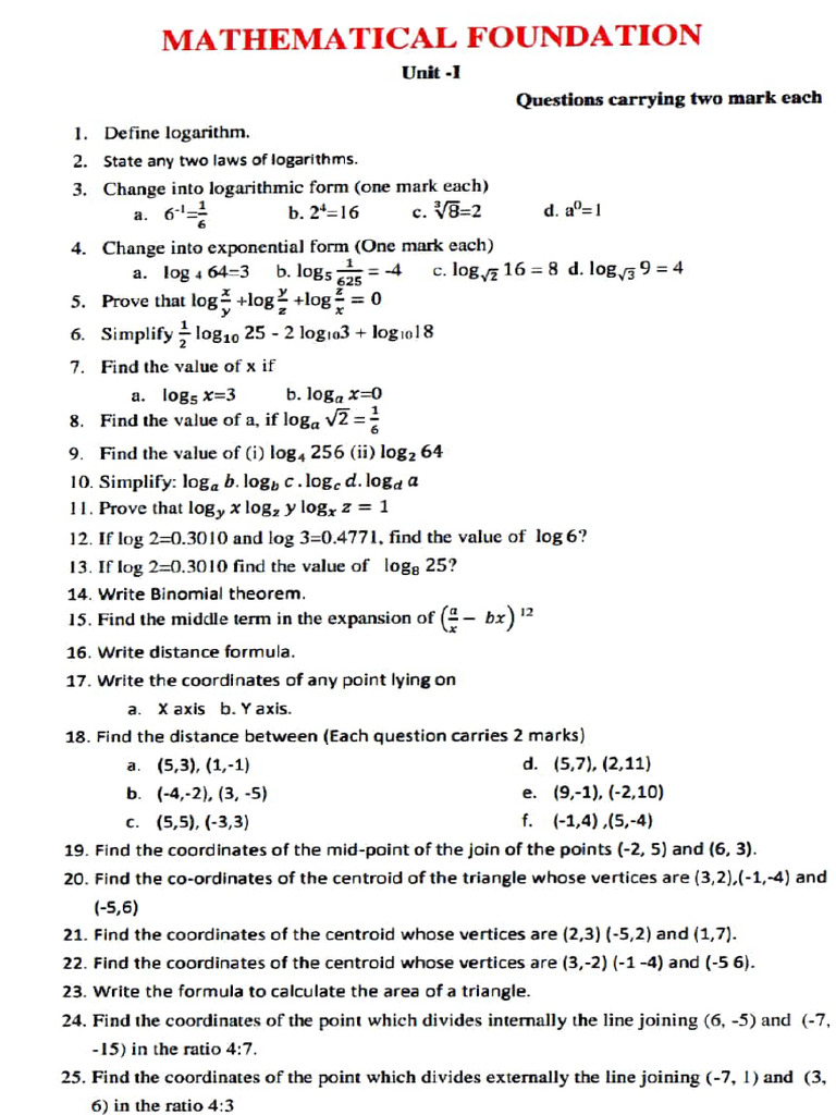 Unit III Matrix Answers | PDF | Line (Geometry) | Matrix (Mathematics)
