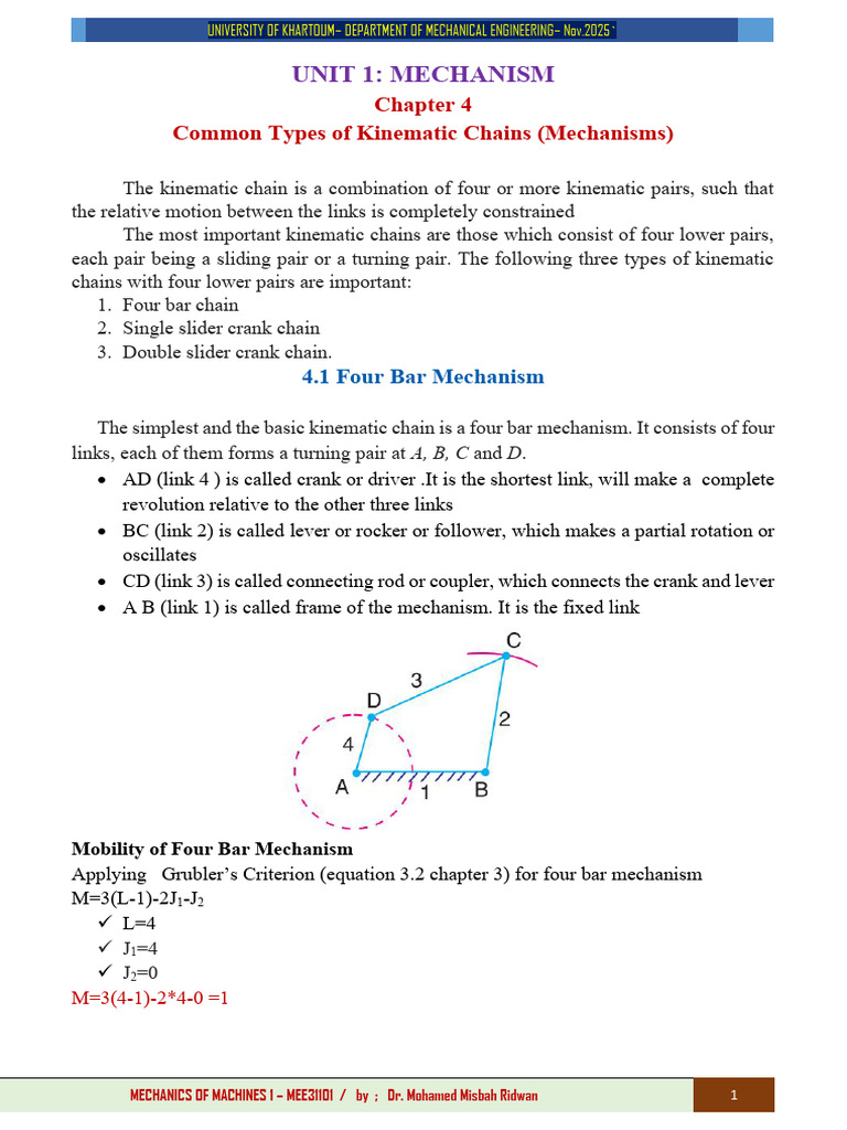 Chapter1 4 | PDF | Machines | Kinematics