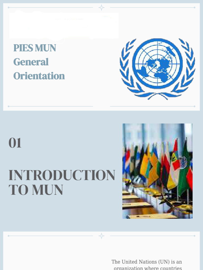 Pies Mun 2025 - Orientation | PDF | United Nations | International ...