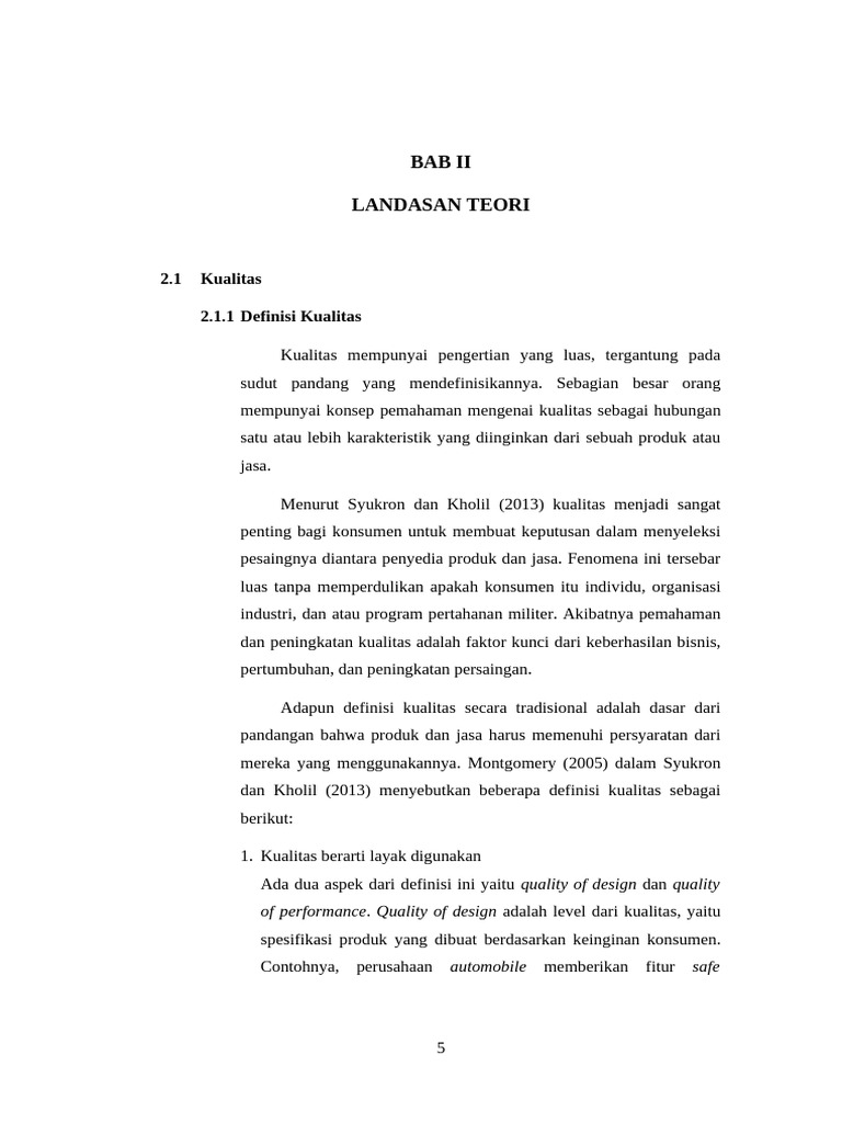 BAB II | PDF
