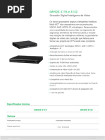 Datasheet iMHDX 3116 e 3132 PDF | PDF | USB | HDMI