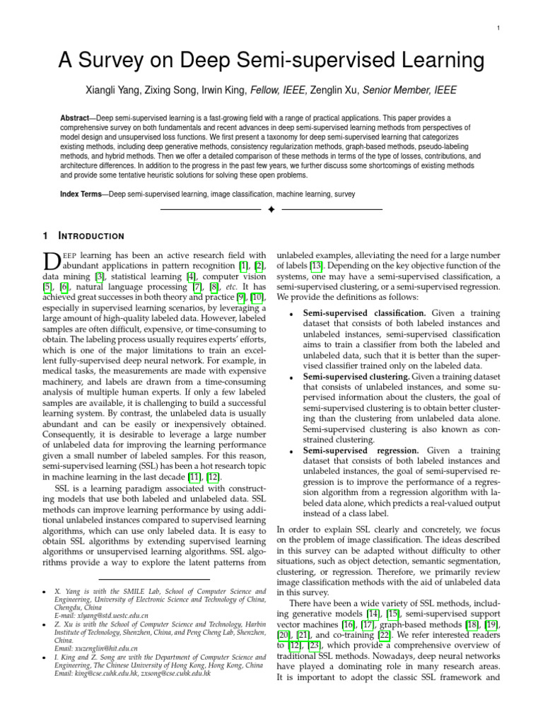 Semi Supervised Learning | PDF | Artificial Intelligence | Intelligence ...