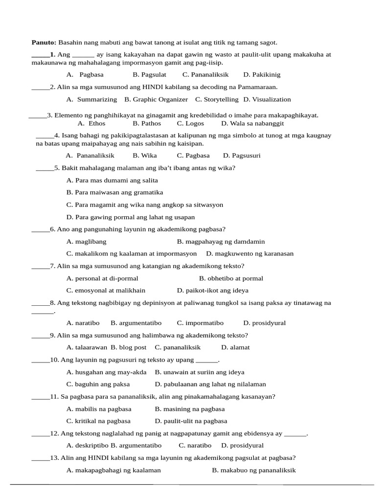 Summative Fil | PDF