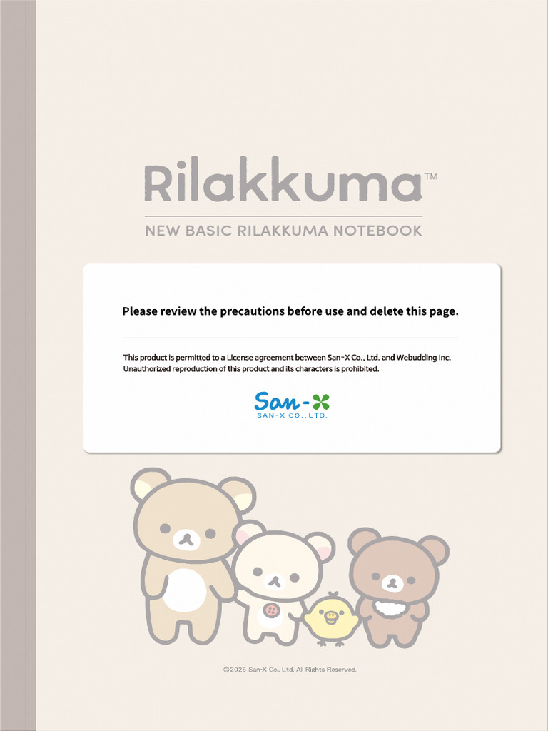 New Basic Rilakkuma - All-In-One Notebook | PDF | Ios | Software