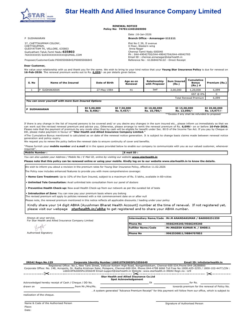 Notice | PDF | Insurance | Financial Services