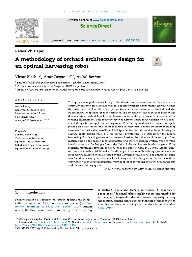 This Methodology Was Demonstrated by An Example On A Tree Orchard ...