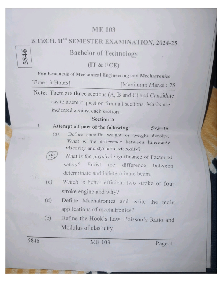 Fundamental of Mechanical Engineering and Mechatr | PDF