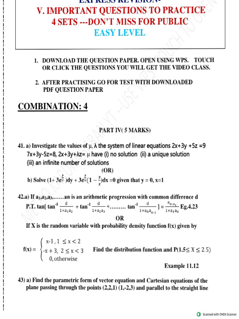 12th Important Five Marks | PDF