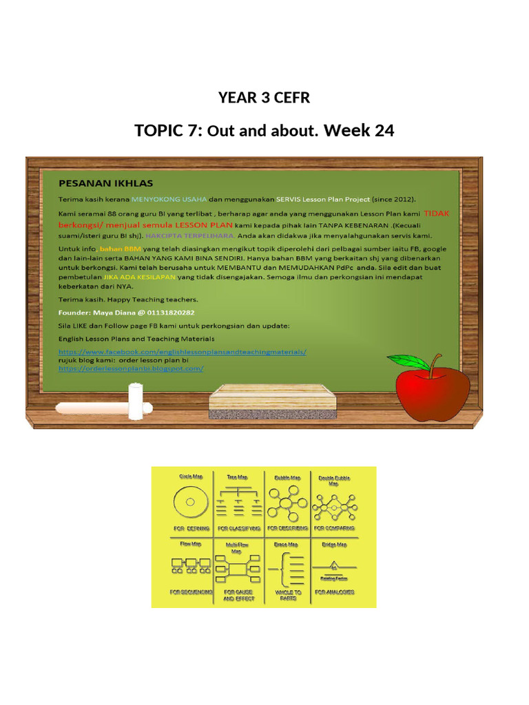 Year 3 Cefr Week 24 Unit 8 Where Were You Yesterday | PDF | Lesson Plan ...