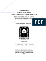 Laporan Akhir Praktikum Basis Data Tiket Bioskop UII