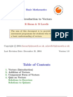 Introduction To Vectors by Horan & Lavelle