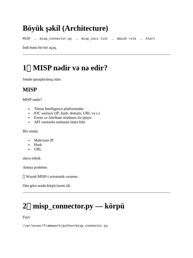 Wazuh Misp - Integration | PDF