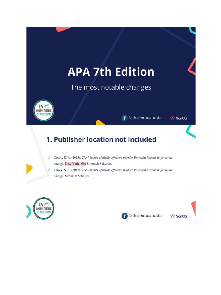 APA 7th Edition | PDF