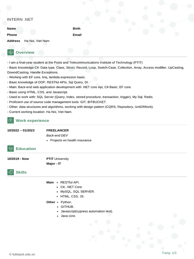 CV Net | PDF | Microsoft Sql Server | Language Integrated Query