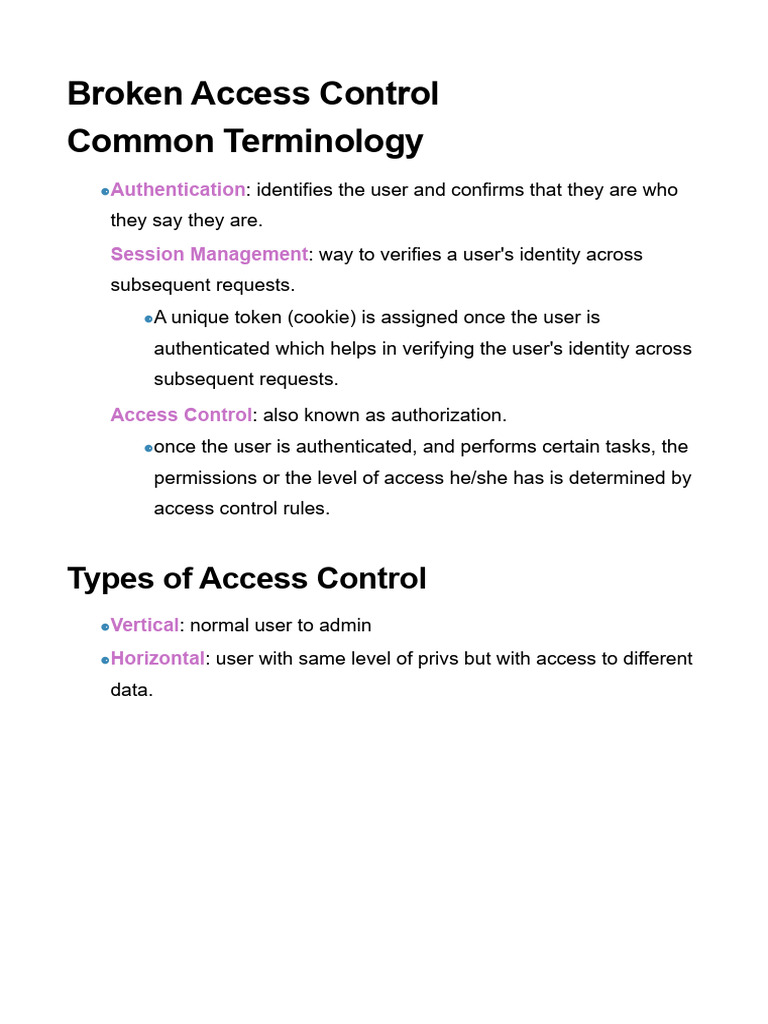 Broken Access Control | PDF | Http Cookie | Login