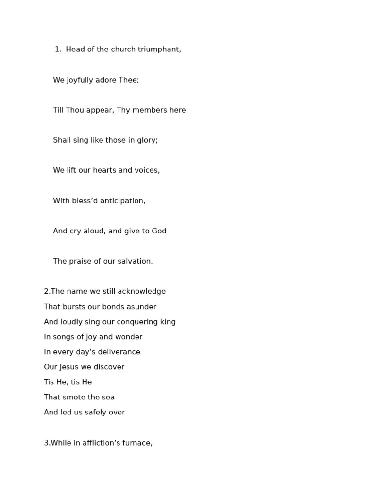 Hymn | PDF