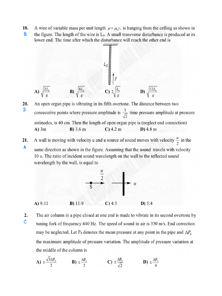 PHY 1 - Waves | PDF