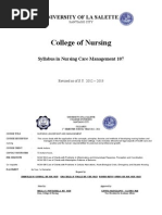 Download Syllabus in Nursing Care Management 107 by ropido SN100313897 doc pdf