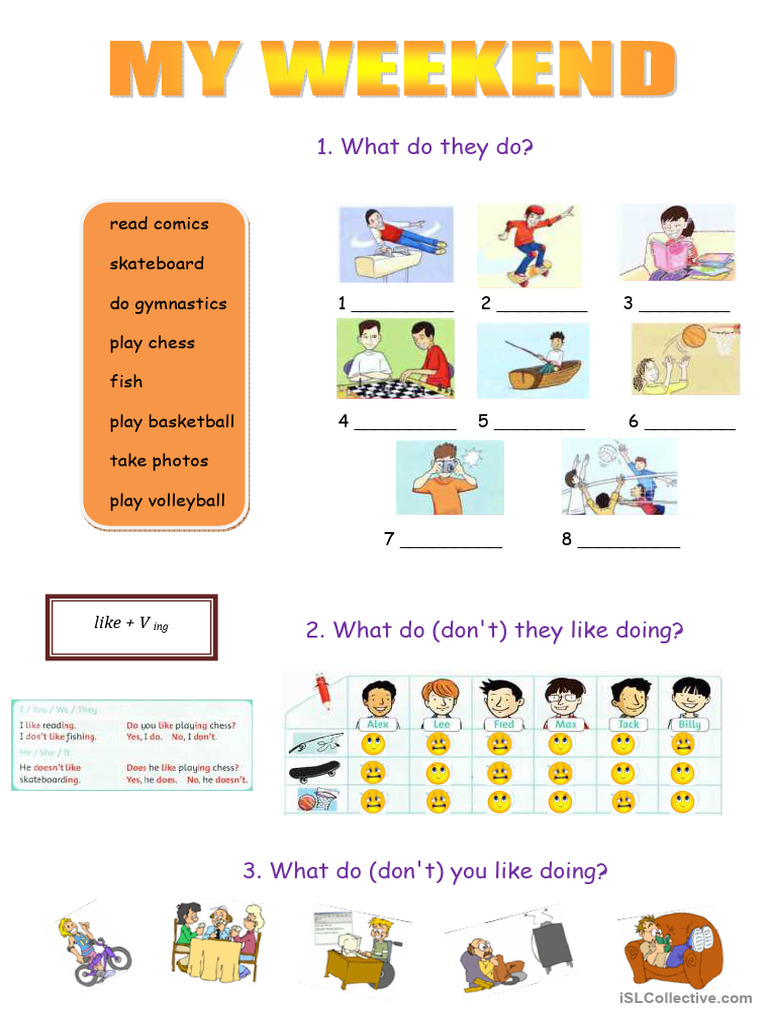 My Weekend | PDF