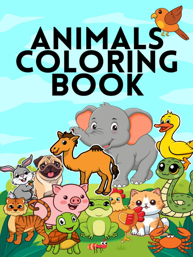 Animals Coloring Book | PDF