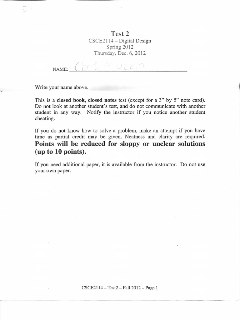 DD Test2 | PDF