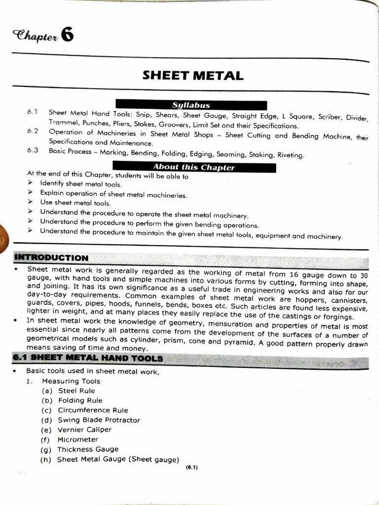 Sheet Metal | PDF