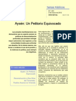 Aysen Un Petitorio Equivocado LyD 2012
