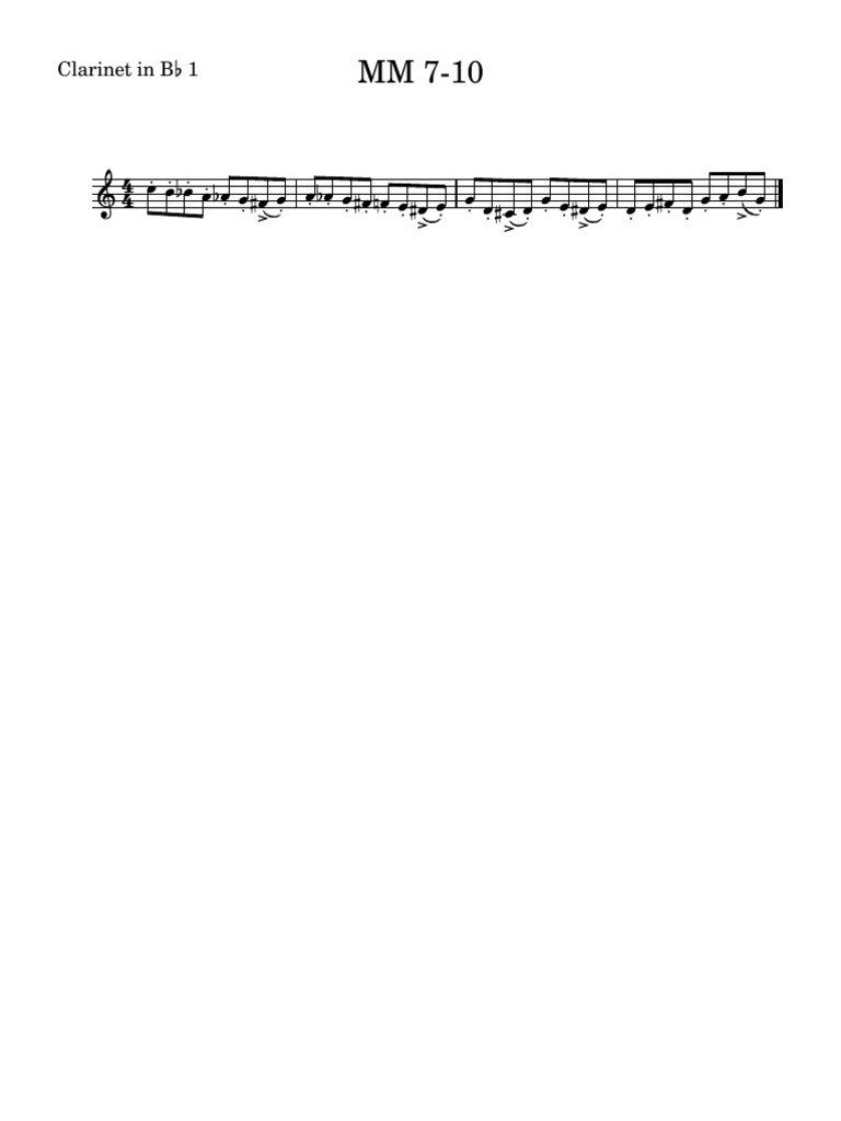 MM 7 10 BB Instruments | PDF
