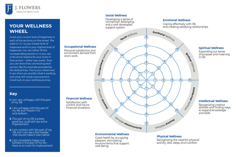 Gabriel Rosenbaum - WellnessWheelWorksheet | PDF | Emotions | Cognition