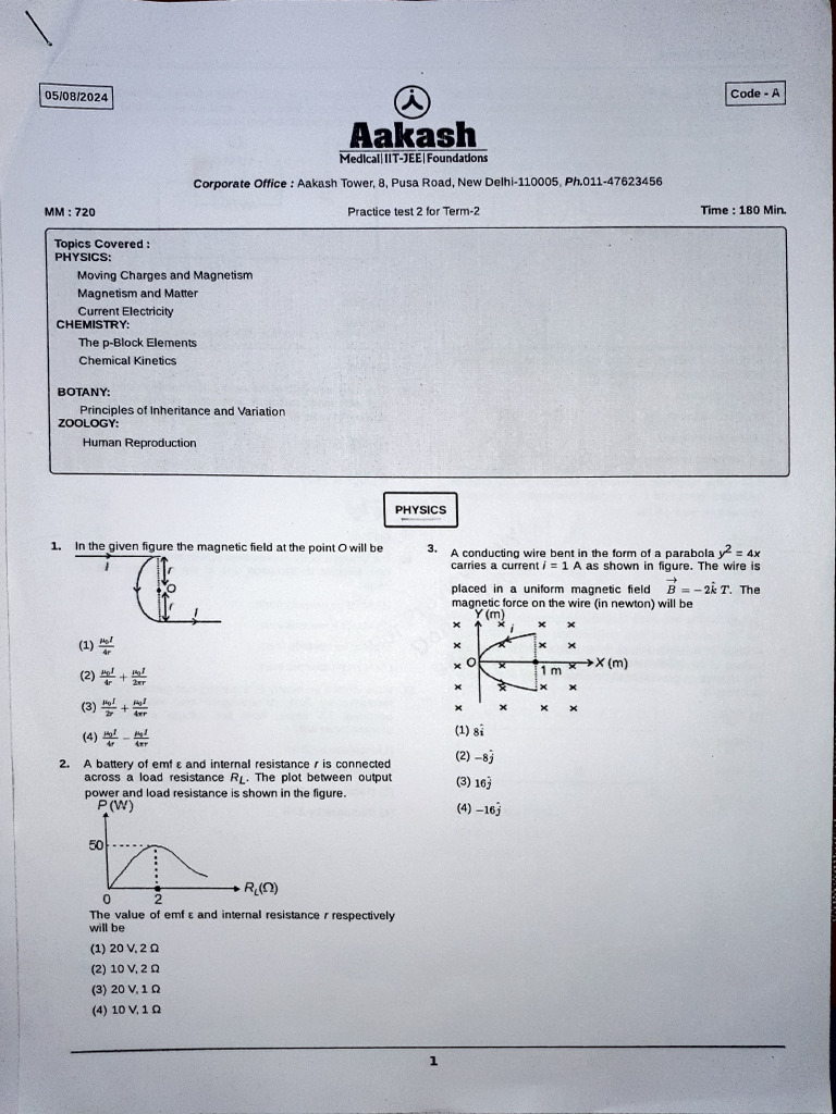 Practice Papers | PDF