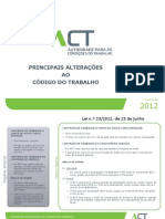 Alterações Código Do Trabalho PDF