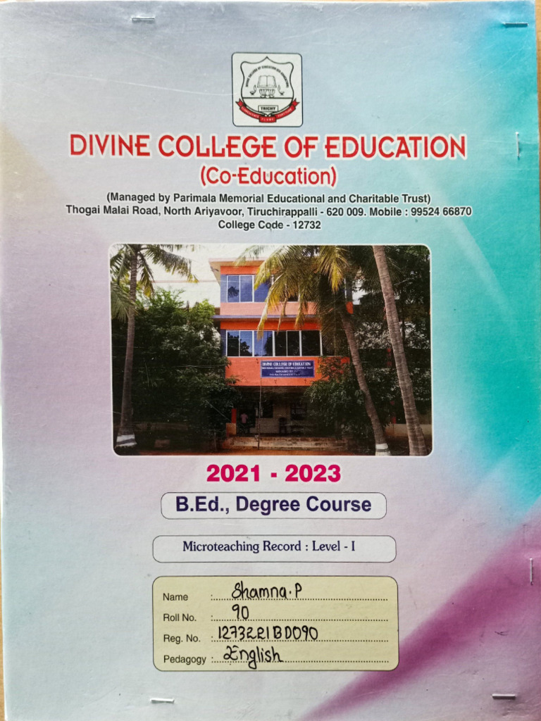 English Microteaching Level - 1 23-Nov-2023 15-57-02 | PDF