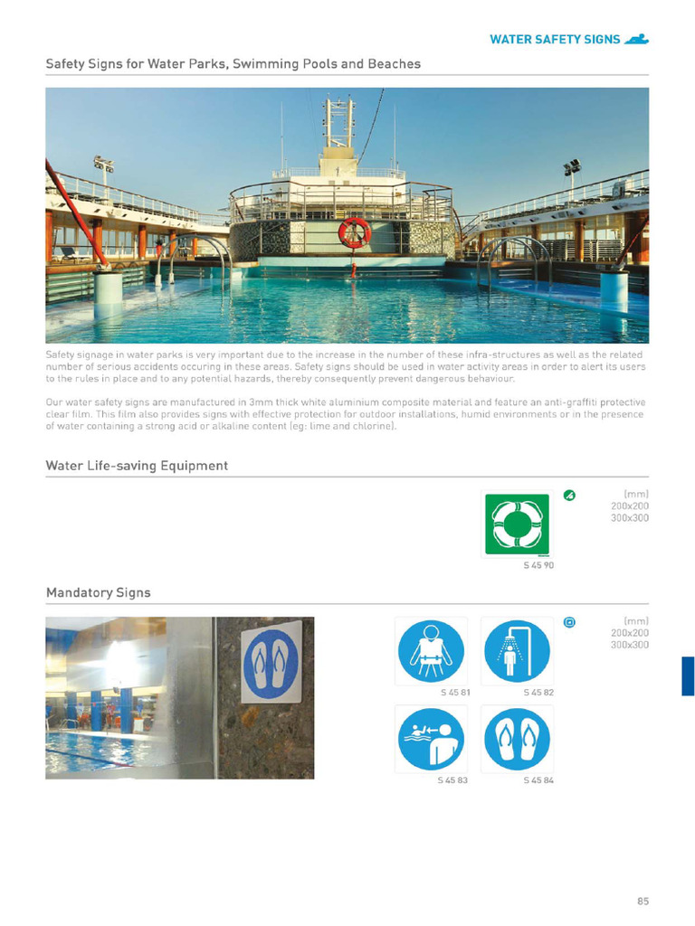 Water Safety Signs | PDF