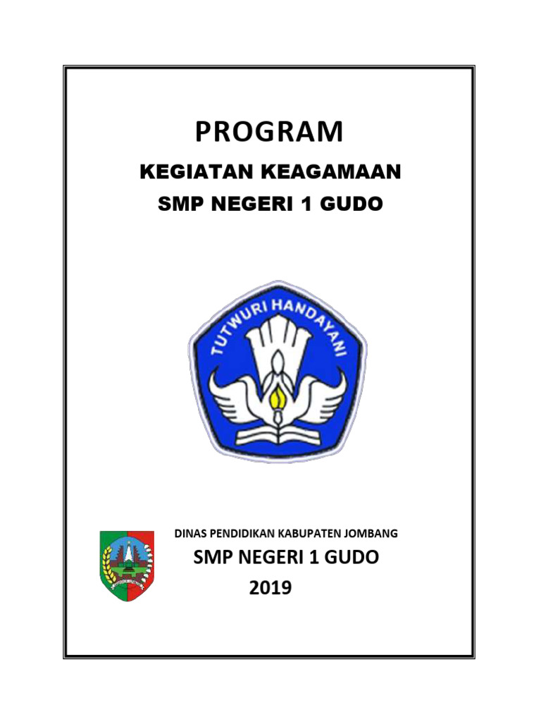 Salinan 1.2.a12 Program Keagamaan SMPN 1 Gudo | PDF