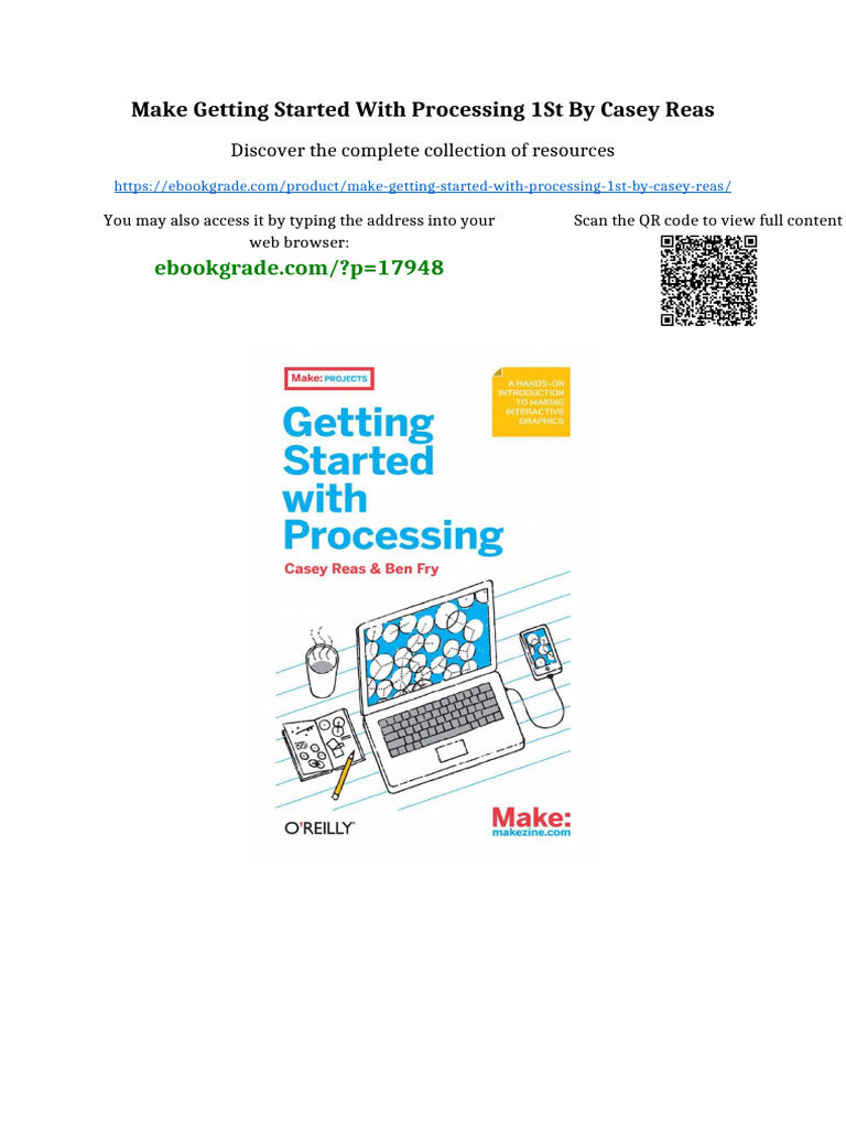 Make Getting Started With Processing 1st by Casey Reas No Waiting Time ...