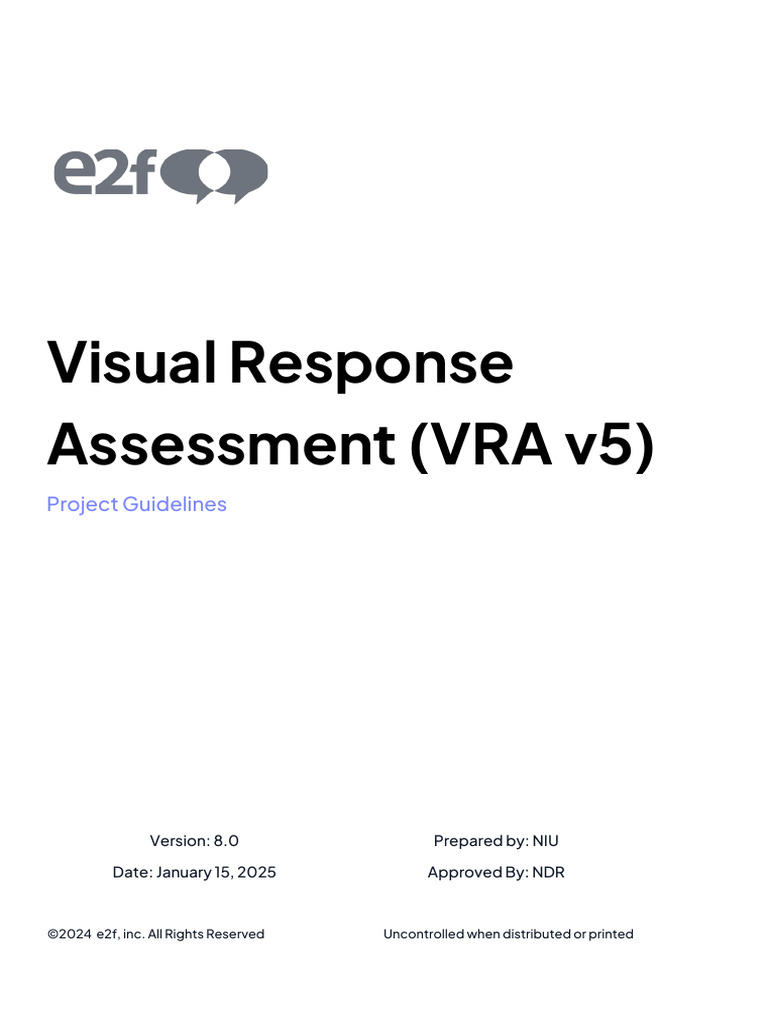 Visual Response Assessment v5 Vendor+Guidelines V7.0 | PDF ...