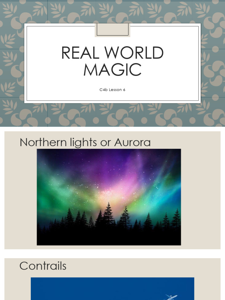 Lesson 6 CLILL Real World Magic | PDF
