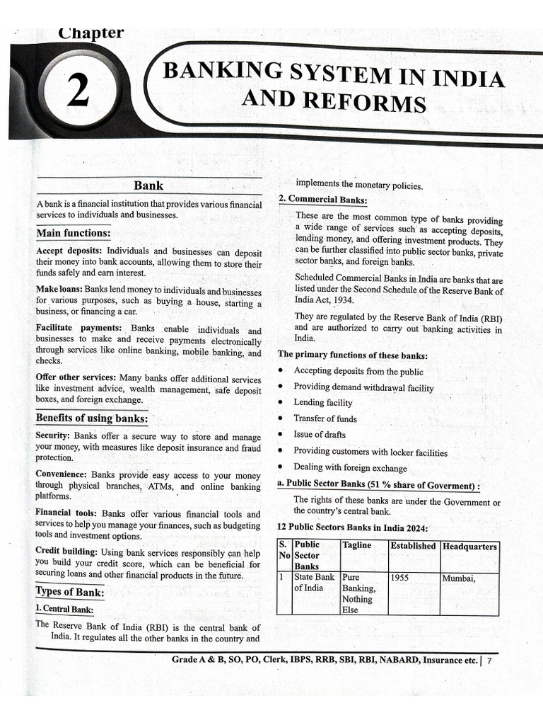 Chapter 2 Banking System and History in Banking | PDF