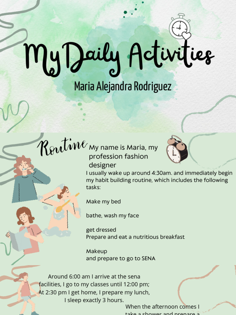 My Daily Routine | PDF