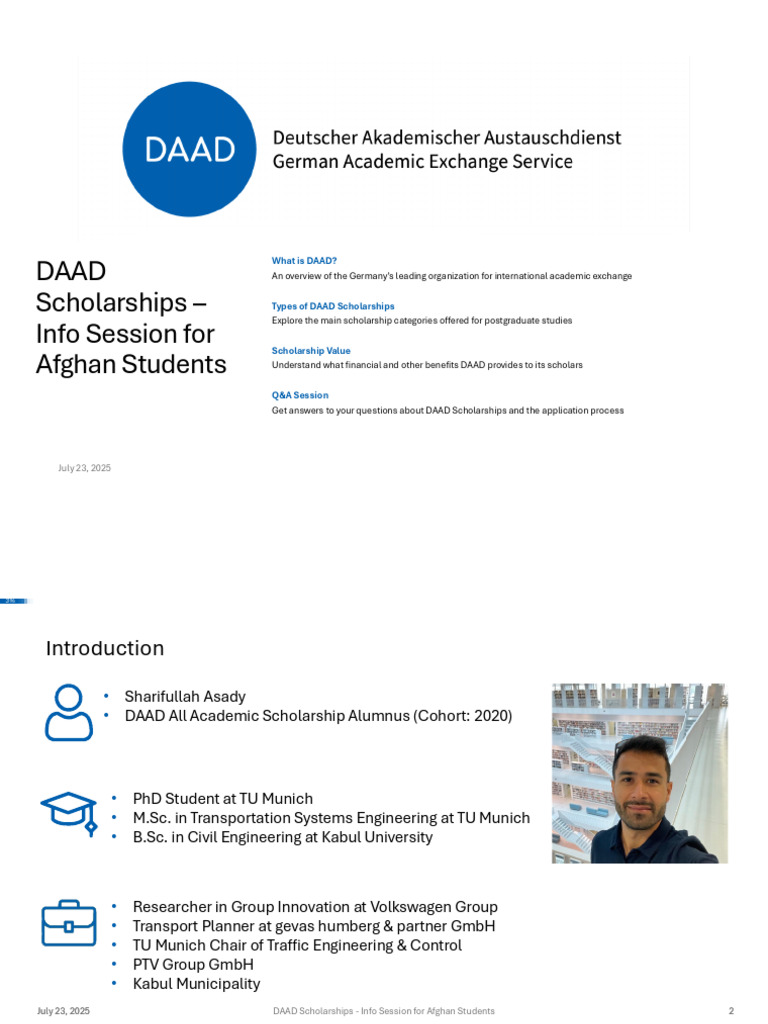 APT's DAAD Info Session 2 | PDF | Postgraduate Education | Doctorate