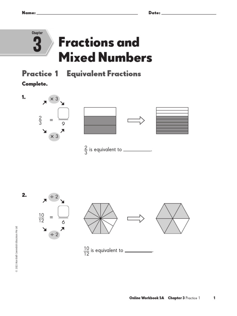 Fractions and Mixed Numbers | PDF | Chess Theory | Chess