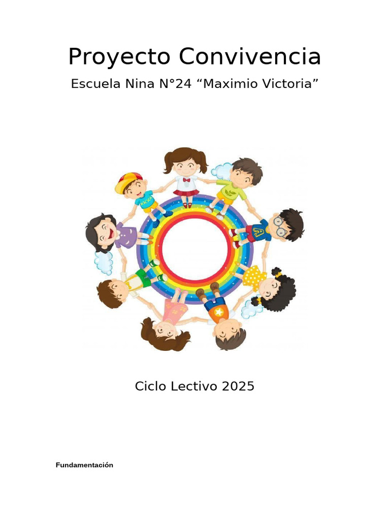 Copia de Proyecto Convivencia | PDF | Aprendizaje | Empatía