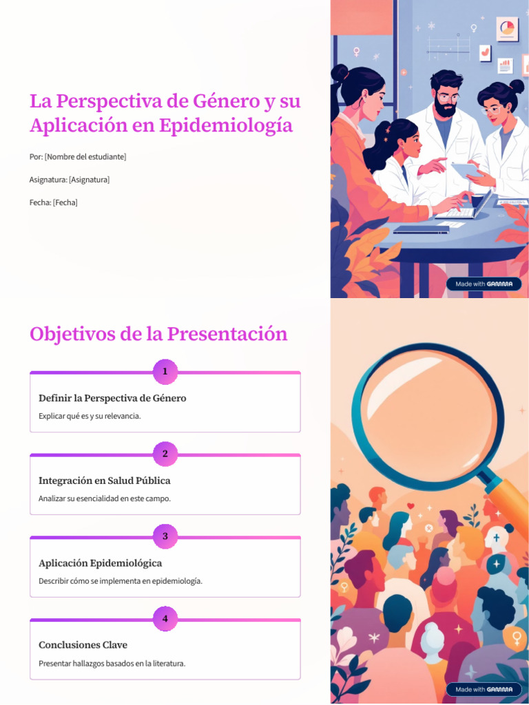 La Perspectiva de Genero y Su Aplicacion en Epidemiologia | PDF ...