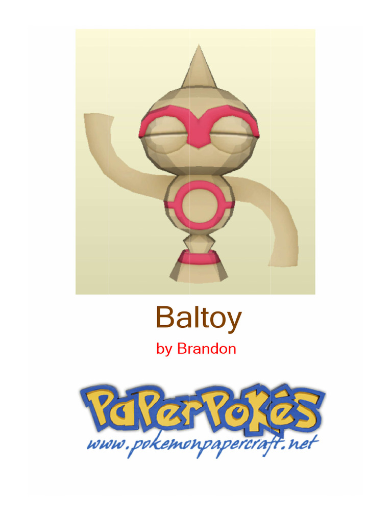 Baltoy A4 Lineless Shiny | PDF