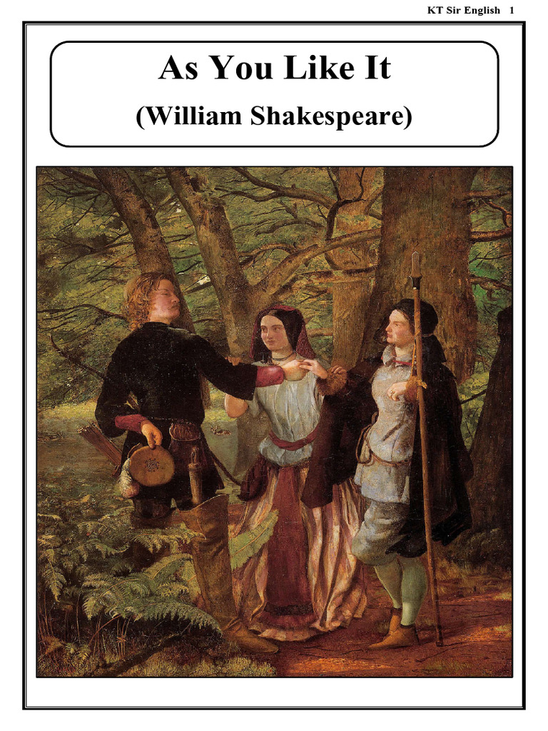 (William Shakespeare) : As You Like It | PDF | As You Like It