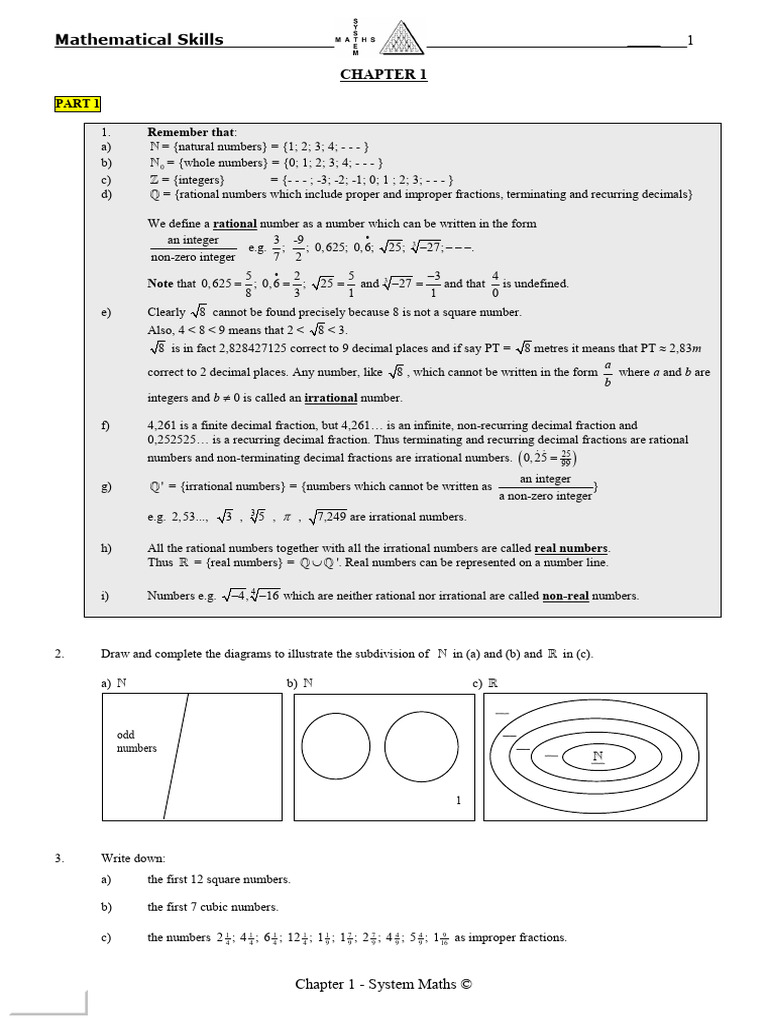 Red Book Chapter 1 | PDF | Numbers | Rational Number
