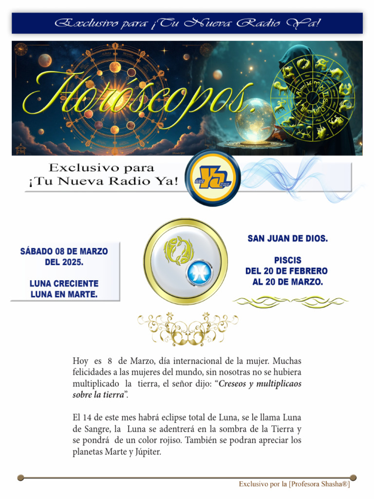 07.03.2025 Segundo Decanado de Piscis | PDF | Amor