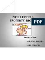 Intellectual Property Right: Presented By: Ashutosh Basotra Sahil Andotra